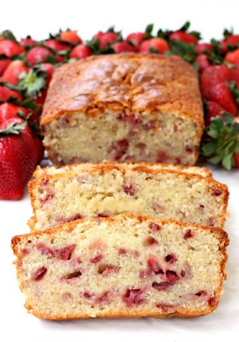 Strawberry Rum Pound Cake
