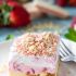 Strawberry shortcake icebox cake