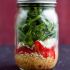 Strawberry spinach salad with strawberry lime vinaigrette