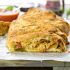 Sausage and pepperoni stromboli