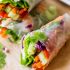 Fresh Summer Rolls with Easy Peanut Dipping Sauce