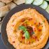 Sun-dried tomato basil hummus