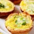 Broccoli and cheese mini quiches