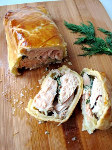 Easy salmon pie