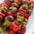 Sweet and sour meatball skewers