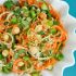 Sweet and sour Thai carrot and cucumber noodle salad