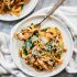 Creamy spinach sweet potato noodles with cashew sauce