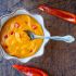 Sweet potato red pepper and coconut milk soup