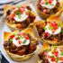 Taco Cups with Beef and Cheese