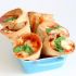 2. Healthy taco pizza cones