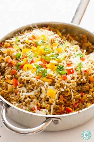 Taco rice skillet
