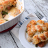 Andouille and chard tater tot casserole