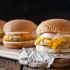 Tater tot burger with Sriracha sour cream