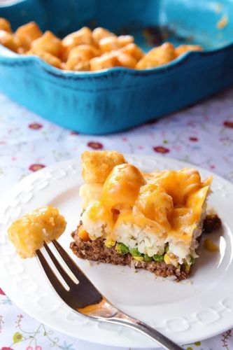 Tater Tots Shepherd's Pie