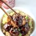 Sriracha teriyaki meatballs