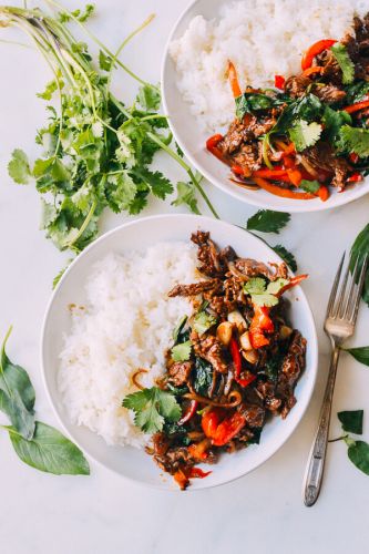 Thai basil beef (Pad gra prow)