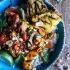 Sweet Thai chili peanut chicken and grilled pineapple stir fry