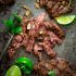 Grilled Thai coconut lime skirt steak
