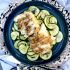 Thai Marinated Grilled Fish Fillets Over Zucchini Noodles