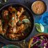 Thai Peanut Chicken Wings with Fiery Pineapple Jalapeno Salsa