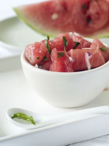 Watermelon & mint salsa