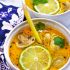 Thai chicken coconut soup (Tom kha gai)