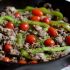 Tomato Basil Ground Beef Stir Fry