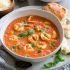 Slow Cooker Creamy Tomato Basil Tortellini Soup