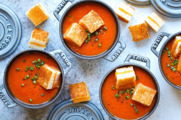 Grilled Cheese and Tomato Soup