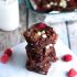 Triple Chocolate Raspberry Brownies