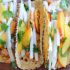 Tuna Tacos With Jicama Peach Salsa