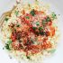 Turkey Meatballs with Small Pasta Rings