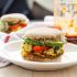Turkey sausage breakfast sandwich