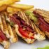 Turkey bacon panini