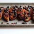 Twice baked sweet potatoes with blueberries and pecans
