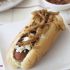 Ultimate Fried Onion Hot Dog