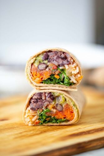 Vegan Black Bean Burritos