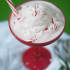 Vegan candy cane milkshake