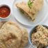 Vegan Garbanzo and White Bean Salad Pita Pocket Sandwich