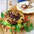 Vegan lentil burger