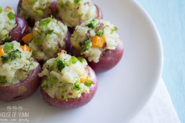 Veggie Twice-Baked Potatoes