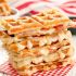 Waffled Pepperoni Pizza Grilled Cheese