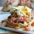 Luau Eggs Benedict Waffle