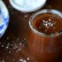 Warm salted caramel sauce and orange blossom water