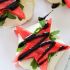 Watermelon 'Caprese' with Balsamic Glaze