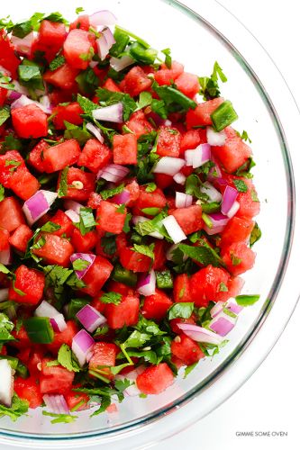 Watermelon salsa