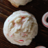 White chocolate candy cane cookies