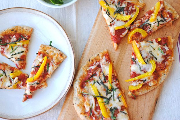 Wholewheat Pita Bread Pizza