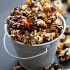 Zebra caramel corn