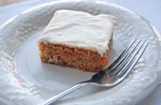 Zucchini Carrot Cake with Cream Cheese Frosting